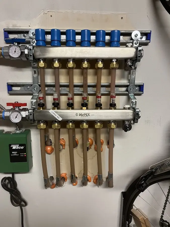 Plumber performing Leak Detection at a residential property in Riva